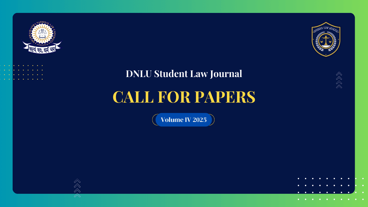DNLU-SLJ Call for Papers – Volume IV (2025)